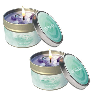 Aromatherapy Candles | Lavender & Chamomile Scented Candle with Healing Crystals ? Relaxing Home Scents for Calm Atmosphere 7
