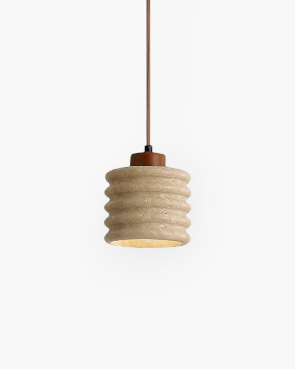 Pendant Ceiling Light - Vaguella - Wavy Ceramic Shade - Japandi Bedside Glow