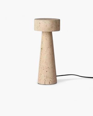 Table Lamp Light - Travura - Minimal Stone Design - Modern Bedside Lighting