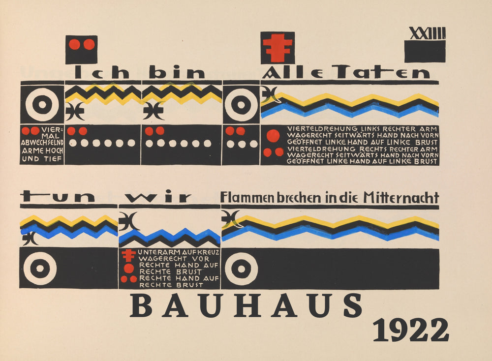 Abstract Wall Art | Bauhaus Exhibition