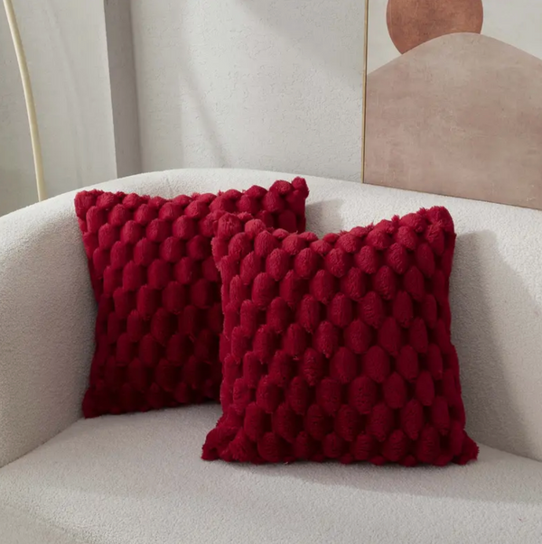 Throw Pillow Cushion - Pluffa - Fluffy Soft Cover - Cozy Home Decor