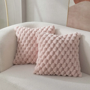 Throw Pillow Cushion - Pluffa - Fluffy Soft Cover - Cozy Home Decor
