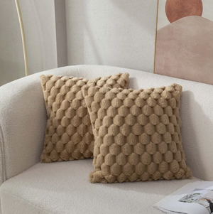 Throw Pillow Cushion - Pluffa - Fluffy Soft Cover - Cozy Home Decor