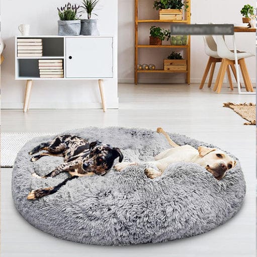 Calming Pet Bed - SnuggleNest - Anti-Anxiety Dog Cushion - Soft Washable Design