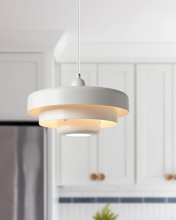 Pendant Ceiling Light - Cascadia - Retro Orange Style - Modern Statement Lighting