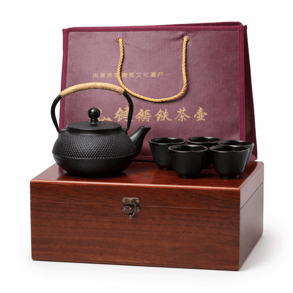 The Japanese Tea Ritual Gift Set — Cast Iron Teapot & Matcha Kit Bundle