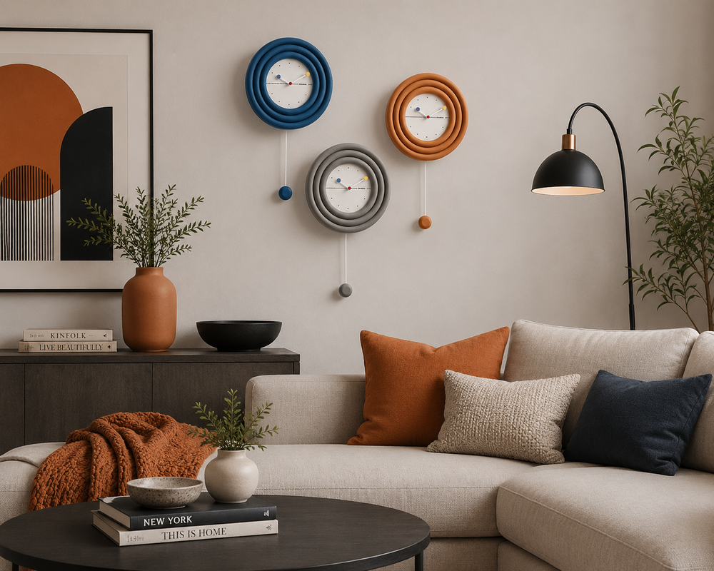 Nordic Light Luxury Wall Clock | Oversized Modern Statement