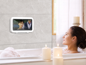 Waterproof Shower Phone Holder — Anti-Fog Touch Screen Case for Bathroom, Kitchen & MirrorWaterproof Shower Phone Holder — Anti-Fog Touch Screen Case for Bathroom, Kitchen & Mirror