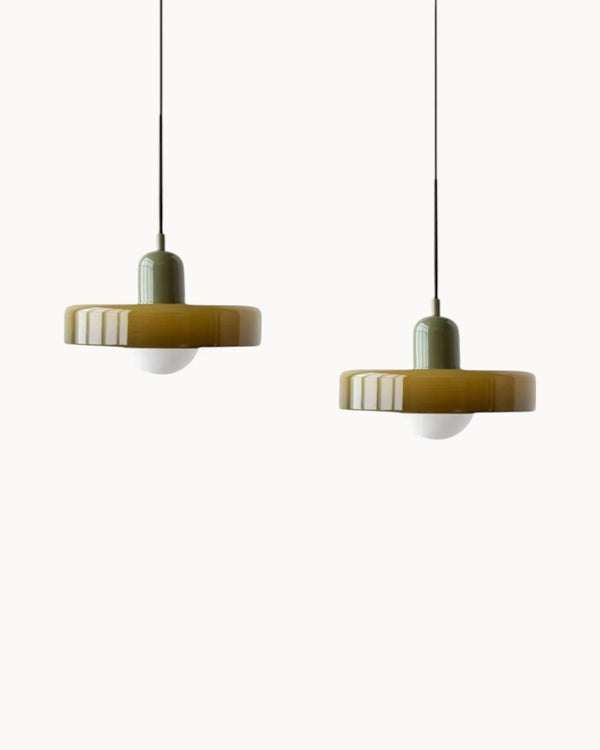 Pendant Ceiling Light - Luretta - Colour Pop Design - Retro Glass Lighting