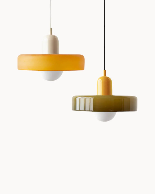 Pendant Ceiling Light - Luretta - Colour Pop Design - Retro Glass Lighting