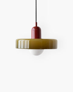 Pendant Ceiling Light — Retro Colour Pop Glass Shade | Luretta