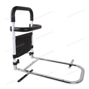 Comfort Assist | Bed Rail for Seniors with Adjustable Height & Storage Pocket | Safety and Independence for Easy Bed Access 0