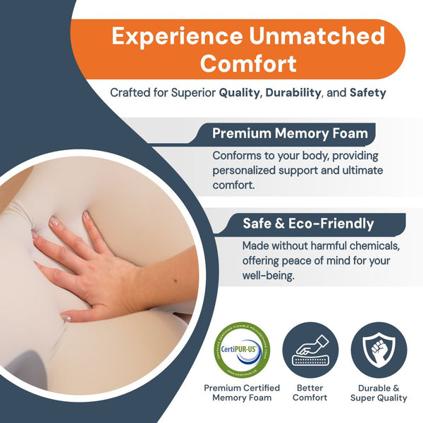 Comfort Series | Orthopedic Cervical Pillow with Premium Memory Foam ? Neck Support for Pain Relief and Restful Sleep 6