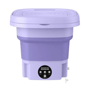 Compact Mini Washing Machine for Dorms | Portable Folding Design for Easy Cleaning 2