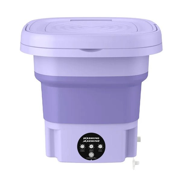 Compact Mini Washing Machine for Dorms | Portable Folding Design for Easy Cleaning 2