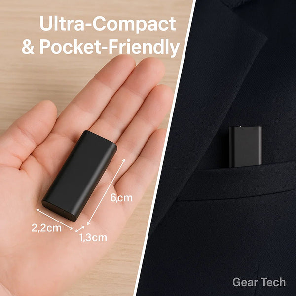 Compact Voice Recorder | Mini Audio Recorder with Voice Activation ? Ideal for Discreet Sound Capture 3