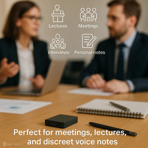 Compact Voice Recorder | Mini Audio Recorder with Voice Activation ? Ideal for Discreet Sound Capture 4