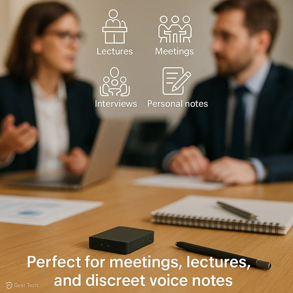 Compact Voice Recorder | Mini Audio Recorder with Voice Activation ? Ideal for Discreet Sound Capture 4