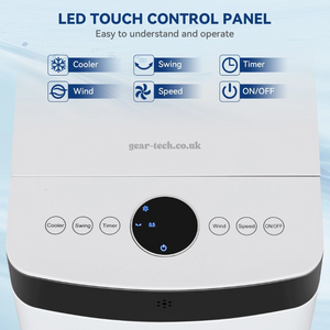 Cool Breeze | Portable Air Conditioner with Remote Control & Ice Technology ? Efficient Cooling for Home and Office 6