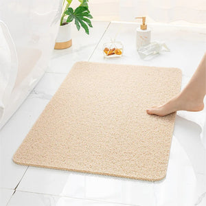AquaHaven Non-Slip PVC Shower Mat with Drain Holes