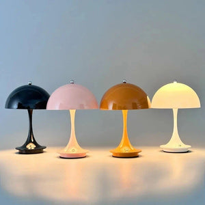 Wireless Table Lamp - Glowvia - Portable LED Light - Rechargeable Home Lighting