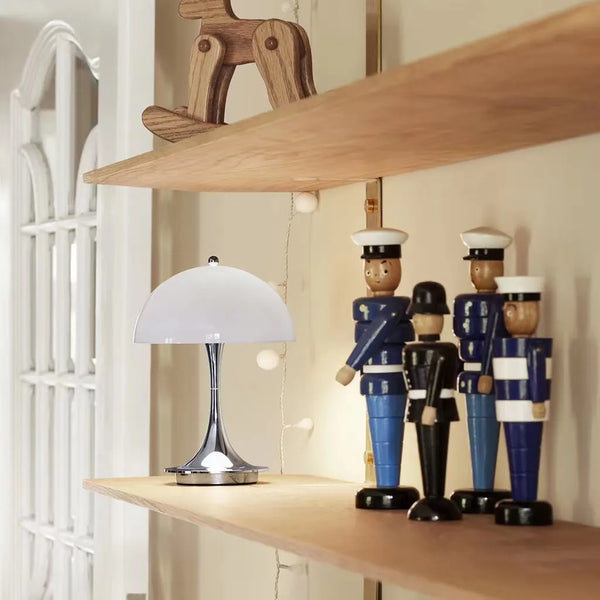 Wireless Table Lamp - Glowvia - Portable LED Light - Rechargeable Home Lighting