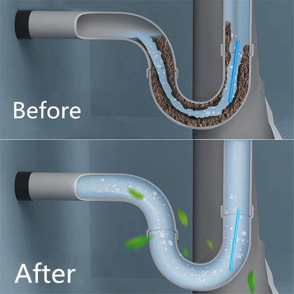 Drain Cleaning Sticks | 12 PCS Enzyme Rods for Odor Elimination | Safe and Effective Clog Remover 3