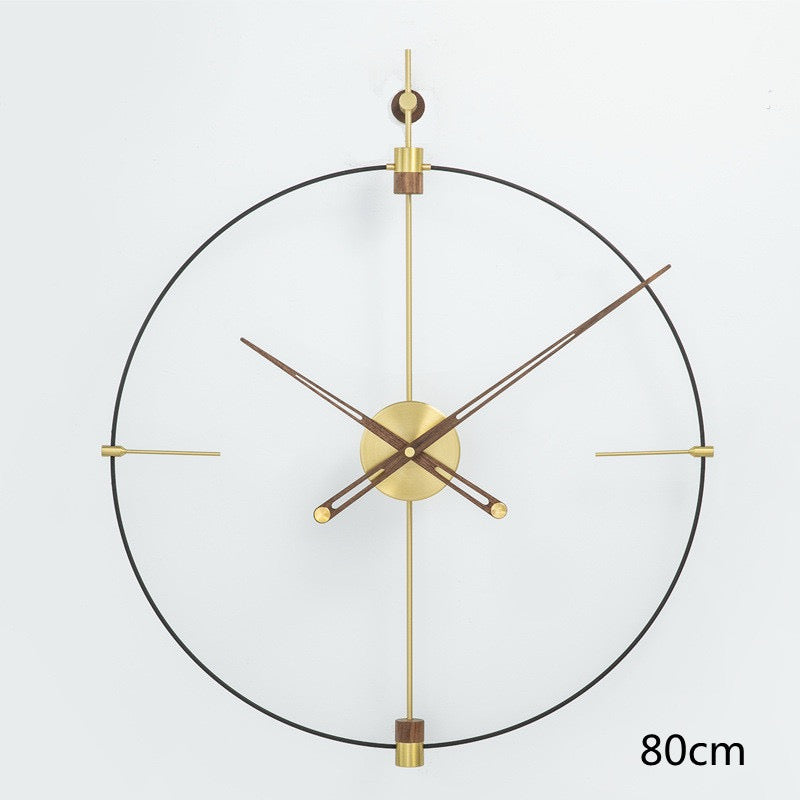 Zenith | Modern Metal Wall Clock — Frameless Silent Design for Contemporary Interiors