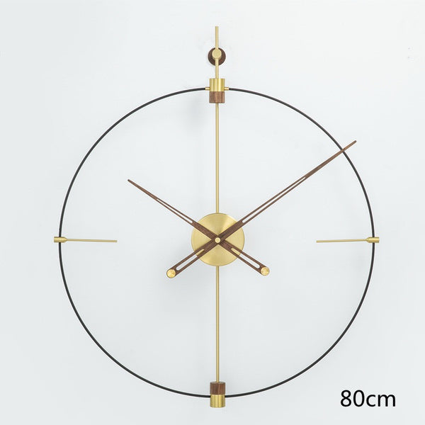 Zenith | Modern Metal Wall Clock — Frameless Silent Design for Contemporary Interiors