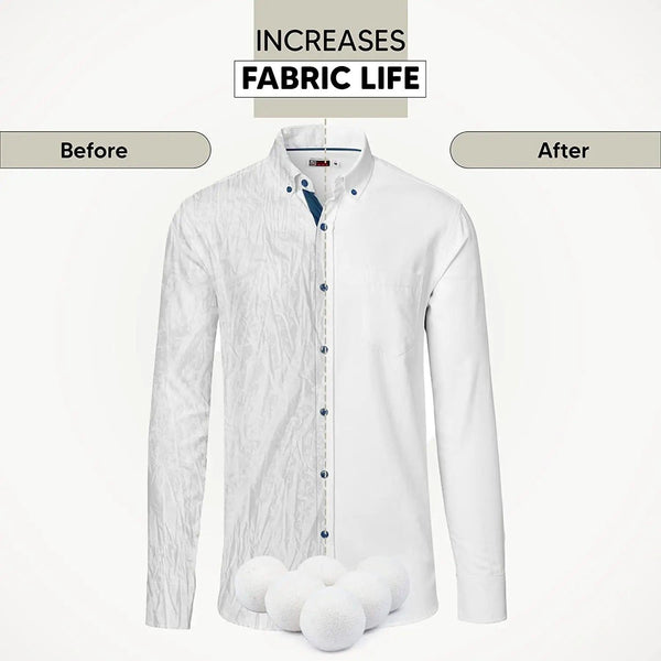 Eco-Friendly Wool Dryer Balls | Natural Fabric Softener for Efficient Drying 3