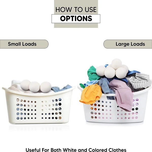 Eco-Friendly Wool Dryer Balls | Natural Fabric Softener for Efficient Drying 5