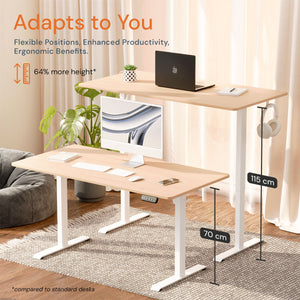 Electric Sit-Stand Desk | Height Adjustable Workstation with Electric Mechanism ? Enhance Comfort and Productivity 3