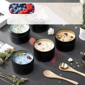 Elegant Crystal Scented Candles | Soy Wax with Dried Floral Accents for Home Scents and Relaxation 1