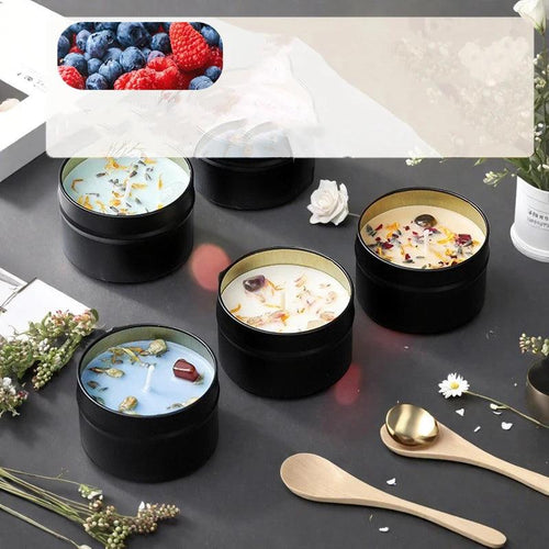 Elegant Crystal Scented Candles | Soy Wax with Dried Floral Accents for Home Scents and Relaxation 1