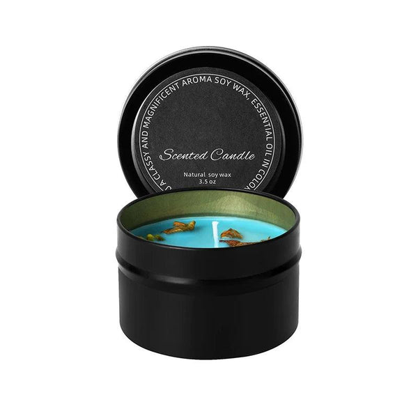 Elegant Crystal Scented Candles | Soy Wax with Dried Floral Accents for Home Scents and Relaxation 4