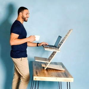 Ergonomist | Adjustable Standing Desk with Custom Height Settings ? Portable Design for Enhanced Comfort and Productivity 2