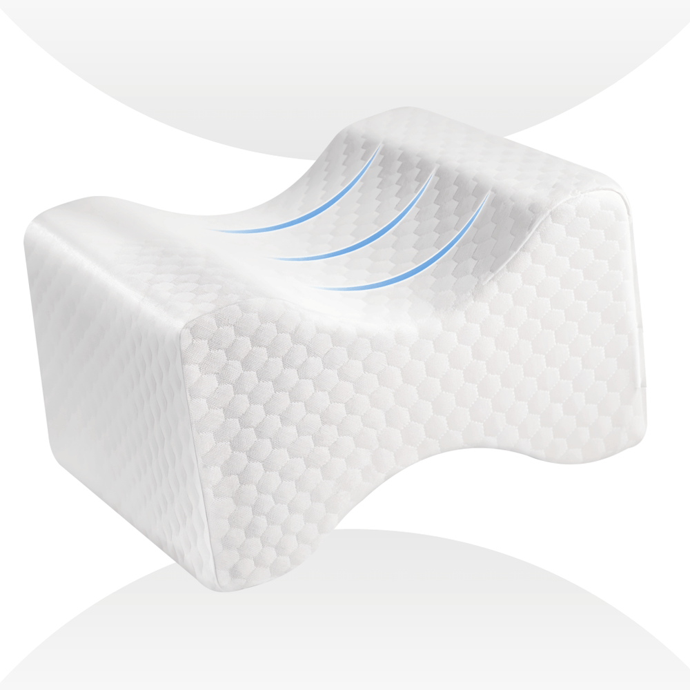 Ergonomist | Memory Foam Knee Pillow with Cooling Gel ? Pressure Relief for Pain-Free Sleep 0