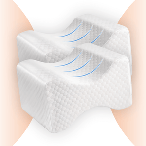 Ergonomist | Memory Foam Knee Pillow with Cooling Gel ? Pressure Relief for Pain-Free Sleep 1