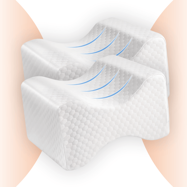 Ergonomist | Memory Foam Knee Pillow with Cooling Gel ? Pressure Relief for Pain-Free Sleep 1