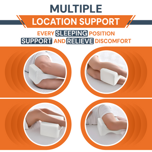 Ergonomist | Memory Foam Knee Pillow with Cooling Gel ? Pressure Relief for Pain-Free Sleep 5