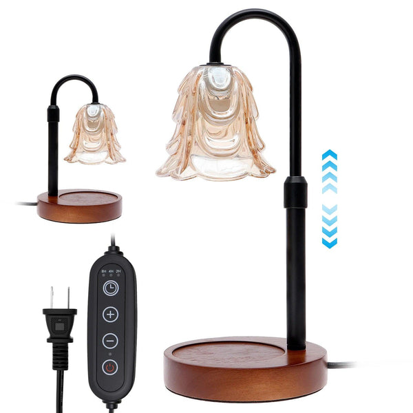 FloraGlow | Elegant Adjustable Candle Warmer Lamp with Timer 4