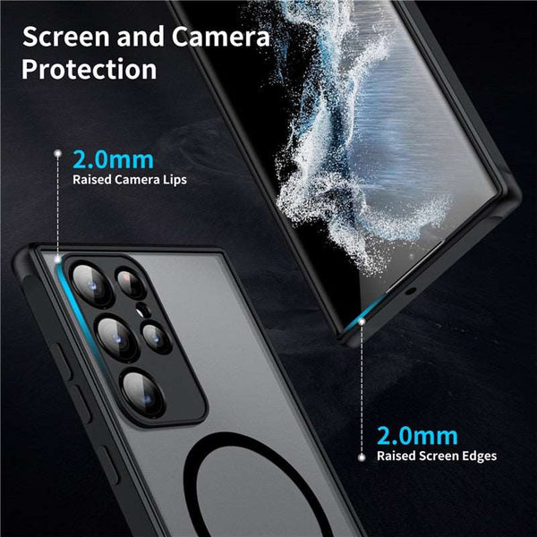 Magnetic Shock‑Resistant Samsung Case – Magnify – Slim MagSafe Compatible – Dual‑Layer Protection