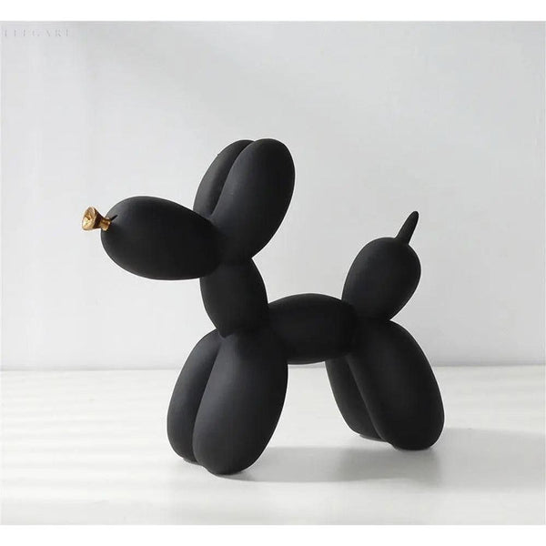 Balloon Dog Figurine - Luxor - Golden Resin Sculpture - Modern Home Decor