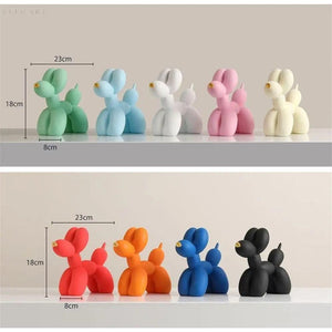 Balloon Dog Figurine - Luxor - Golden Resin Sculpture - Modern Home Decor