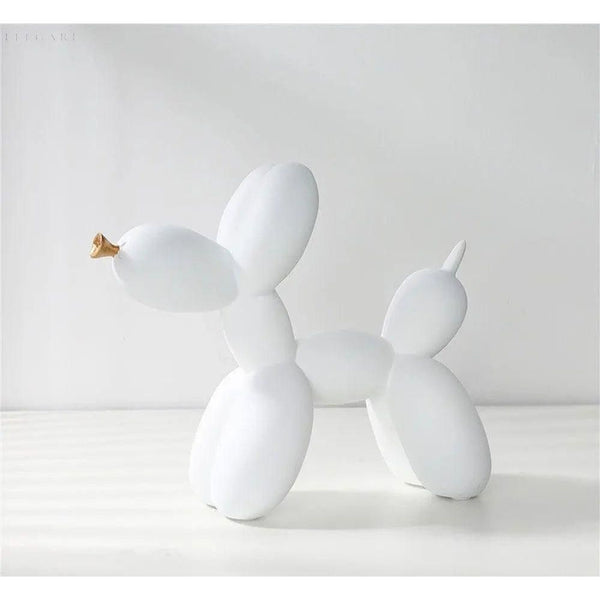 Balloon Dog Figurine - Luxor - Golden Resin Sculpture - Modern Home Decor