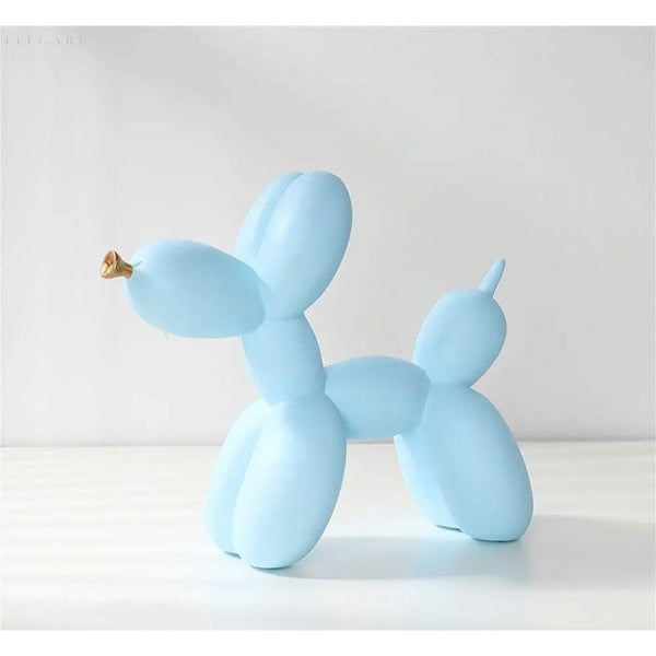 Balloon Dog Figurine - Luxor - Golden Resin Sculpture - Modern Home Decor