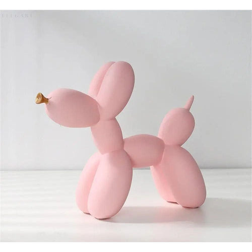 Balloon Dog Figurine - Luxor - Golden Resin Sculpture - Modern Home Decor