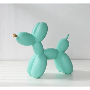 Balloon Dog Figurine - Luxor - Golden Resin Sculpture - Modern Home Decor