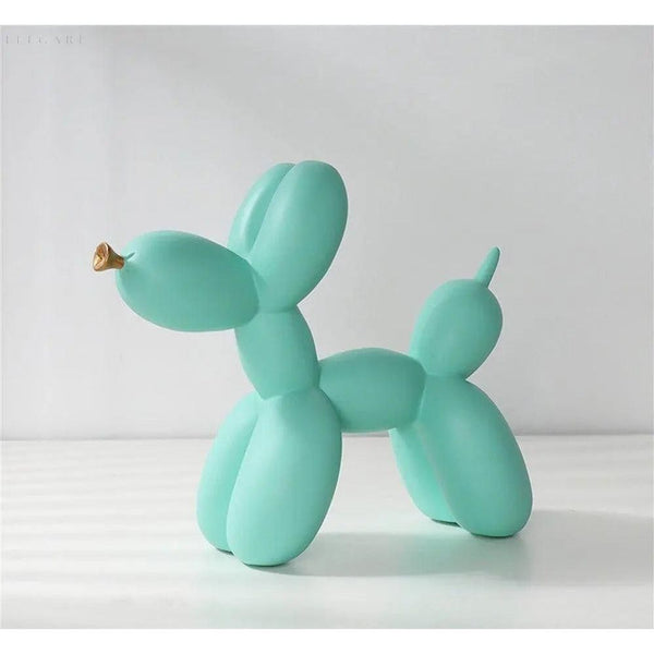 Balloon Dog Figurine - Luxor - Golden Resin Sculpture - Modern Home Decor