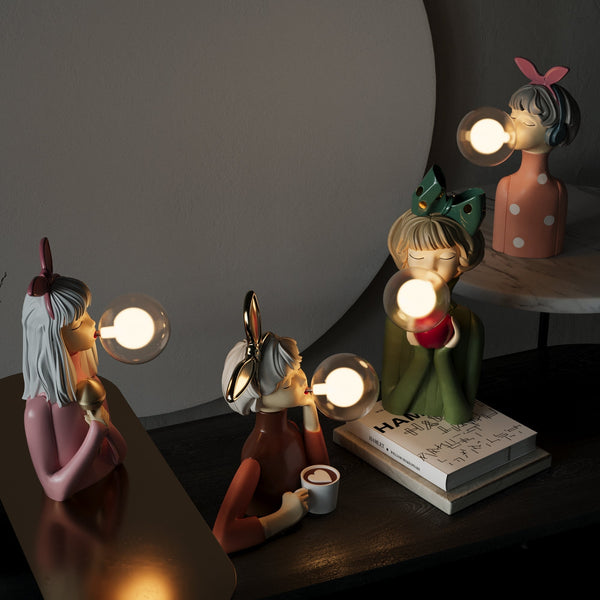 Handmade Table Lamp - Luxora - Modern Designer Light - Cozy Room Decor